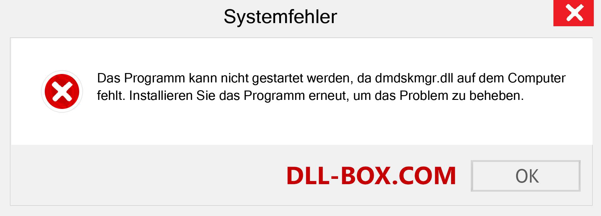 dmdskmgr.dll-Datei fehlt?. Download für Windows 7, 8, 10 - Fix dmdskmgr dll Missing Error unter Windows, Fotos, Bildern