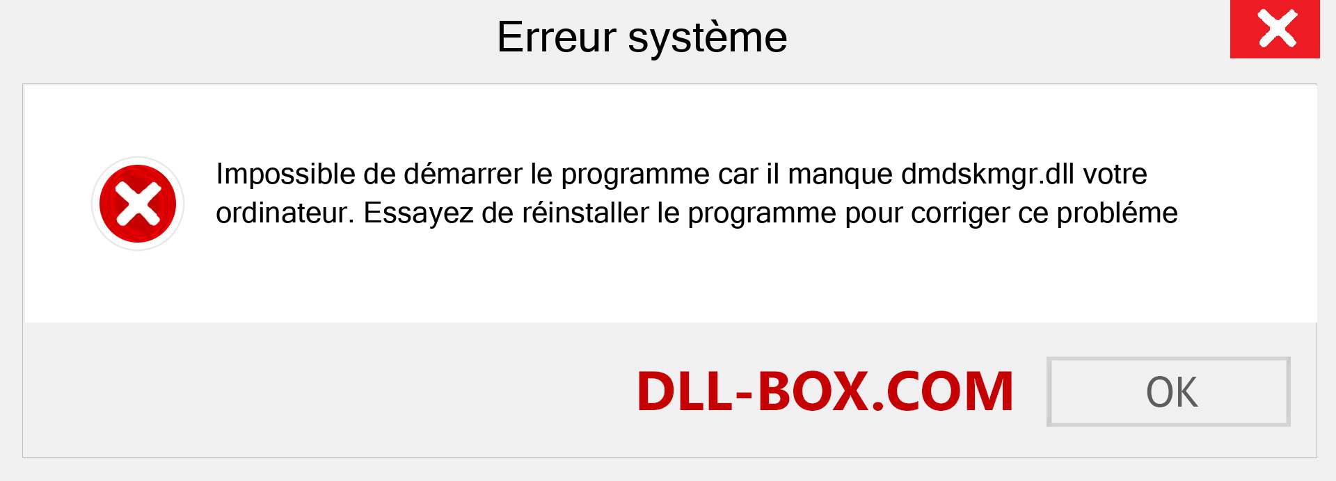 Le fichier dmdskmgr.dll est manquant ?. Télécharger pour Windows 7, 8, 10 - Correction de l'erreur manquante dmdskmgr dll sur Windows, photos, images